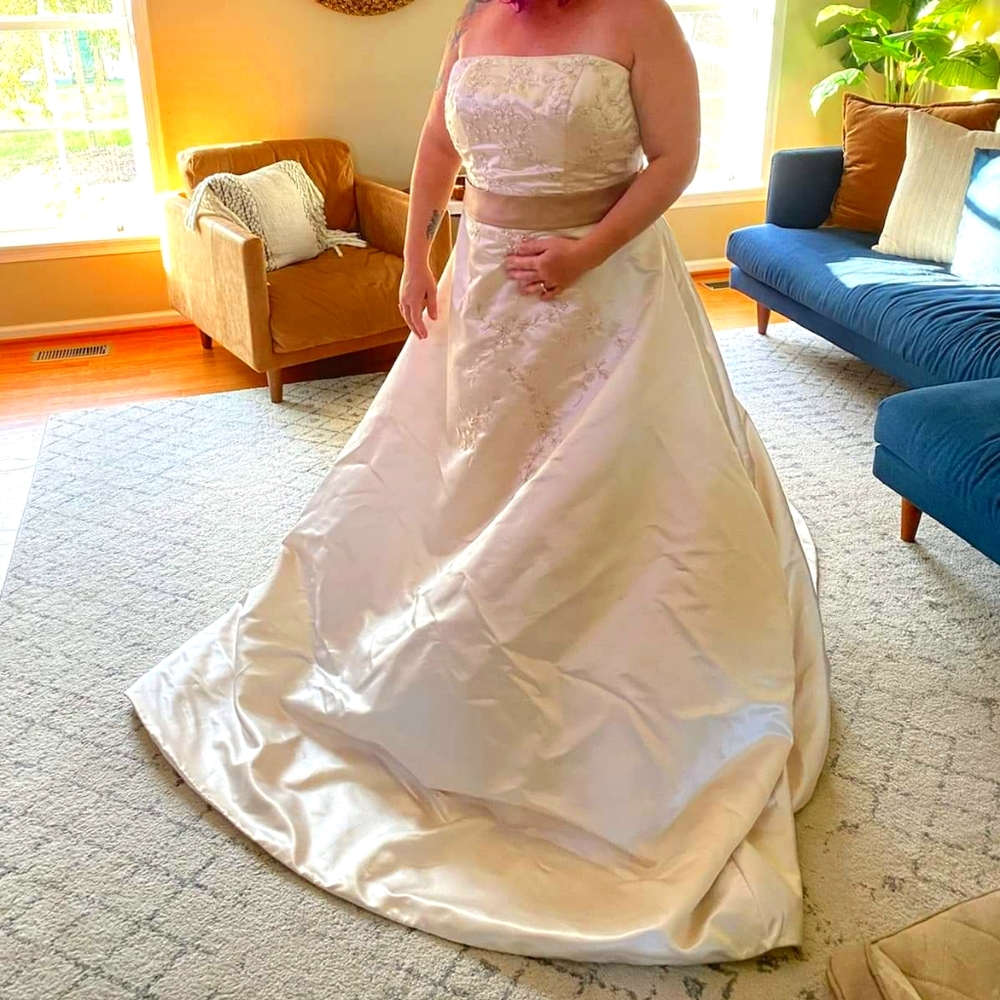 One of a kinda David's bridal vintaged line ..